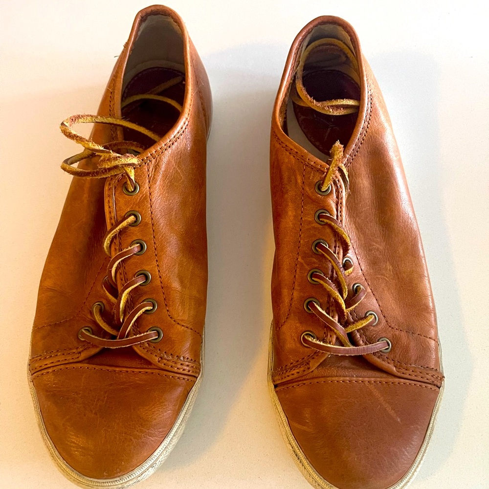 Frye loafers, (intentional) distressed look!